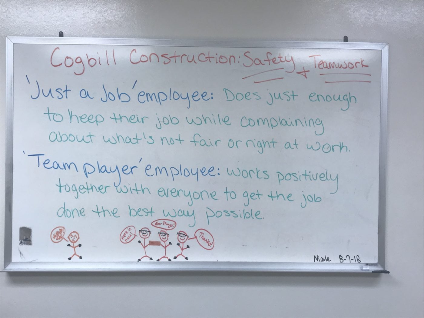 Team Work Cogbill Construction
